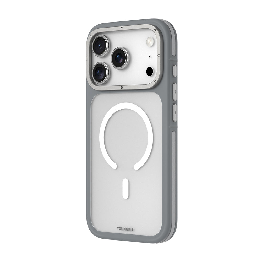 Youngkit Rock Sand Serisi iPhone 17 Pro M-safe Telefon Kılıfı Youngkit Rock Sand Serisi iPhone 17 Pro M-safe Telefon Kılıfı